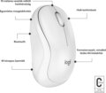 Logitech M240 Silent (Bluetooth, szilent, fehér)