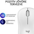 Logitech M240 Silent (Bluetooth, szilent, fehér)