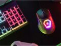 Tracer Neon GameZone (USB, RGB, gamer, fekete/átlátszó)