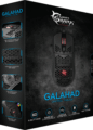 White Shark Galahad (6400 dpi, gamer, fekete)