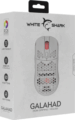 White Shark Galahad (6400 dpi, gamer, fehér)