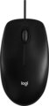 Logitech M100 (vezetékes, optikai, fekete)