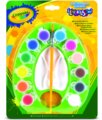 Crayola, Paletta lemosható festékkel és ecsettel, 12 db-os