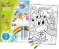 Crayola Mini Kids, Maxi kifestő és filctoll készlet, Állatkornis