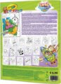 Crayola Mini Kids, Maxi kifestő és filctoll készlet, Állatkornis