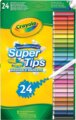 Crayola, Lemosható, vékonyhegyű filctoll készlet, 24 db-os
