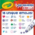 Crayola, Mini mintázó filctoll készlet, 16 db