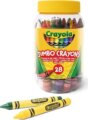 Crayola, Óriás zsírkréta műanyag üvegben, 28 db-os
