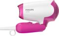 Philips SalonDry Compact BHD003/00 hajszárító, 1400W, fehér-rózsaszín