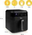 Tristar FR-6999 Digital Airfryer XXL forrólevegős sütő (6 l)