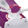 Severin BA 3243 gőzölős vasaló, 2400W, fehér-rózsaszín