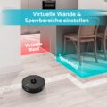 Aeco Vacubot X5 robotporszívó-és felmosó, Fekete