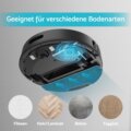 Aeco Vacubot X5 robotporszívó-és felmosó, Fekete
