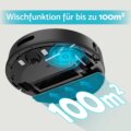 Aeco Vacubot X5 robotporszívó-és felmosó, Fekete