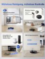 Ecovacs Deebot T30S Pro robotporszívó-és felmosó, Fekete