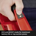 Einhell TE-SV 18 Li-Solo vezeték nélküli álló porszívó, akku és töltő nélkül