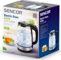 Sencor SWK 2080BK üveg vízforraló, 2 l