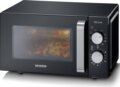 Severin MW 7762 mikrohullámú sütő, 800W, Fekete-Nemesacél