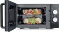 Severin MW 7762 mikrohullámú sütő, 800W, Fekete-Nemesacél
