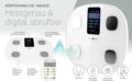 nah-vital Smart 6V testösszetétel-elemző személymérleg, fehér