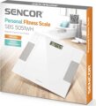 Sencor SBS 5051WH fitnesz személymérleg, fehér