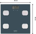 Tefal Body Up BM2520V0 testzsírmérős digitális személymérleg, szürke