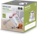 Sencor SHM 9000WH kézi mixer, 50W, fehér-rózsaszín