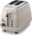 DeLonghi Icona Vintage CTOV 2103.BG kenyérpirító, 2 szeletes, bézs