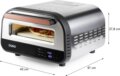 DOMO Pizza Genius DO9289PZ pizzasütő, 1700W, rozsdamentes acél