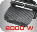 Tefal Optigrill Deluxe GC707D kontakt grillsütő, 2000W