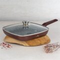 Blaumann BL-4076 Cerastone Collection grill serpenyő fedővel, 28cm