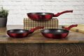 Berlinger Haus BH/1288 Burgundy Metallic Line serpenyő szett, 3 részes