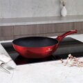 Blaumann BL-3983 Burgundy Collection wok serpenyő, 28cm