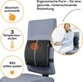 Beurer HK 70 melegítő háttámasz, 20W, szürke