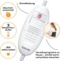 Beurer HK 49 Cosy has és hátmelegítő párna, 100W, szürke