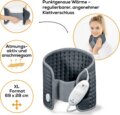 Beurer HK 49 Cosy has és hátmelegítő párna, 100W, szürke