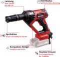 Einhell Hypresso 18/24-1 akkus magasnyomású mosó akku és töltő nélkül, 24 bar