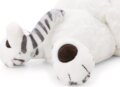 NICI GREEN, Eleni Snowbell plüss hópárduc, sapkás, fekvő, 30 cm