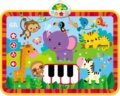 Kids Hits, Többfunkciós játszószőnyeg, Zenés állatkert, 70 x 50 cm