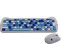 Canyon HSET-W6 Kitty Edition billentyűzet + egér szett (magyar, vezeték nélküli, kék)