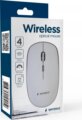 Gembird MUSW-4B-01-W (vezeték nélküli, optikai, fehér)
