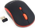 Gembird MUSW-4B-03-R (vezeték nélküli, optikai, fekete/piros)