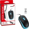 Genius DX-123 (vezetékes, fekete/kék)