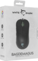 White Shark Bagdemagus (RGB, 7200 dpi, gamer, fekete)