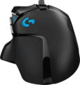 Logitech G502 Hero Lightsync RGB (vezetékes, gamer, RGB, EWR2, fekete)
