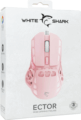 White Shark Ector (RGB, PixArt PMW3327, 12200 dpi, gamer, pink)
