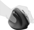 Hama Ergonomic Mouse (rádiós, optikai, 6 gomb, 1800 dpi, ergonomikus, fekete)