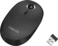 LogiLink ID0204 (Bluetooth, vezeték nélküli, optikai, 3 gomb, 1600 dpi, újratölthető, fekete)
