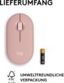 Logitech Pebble Mouse 2 M350s (Bluetooth, optikai, rózsaszín)