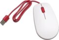 Raspberry Pi Mouse (USB, optikai, fehér/piros)